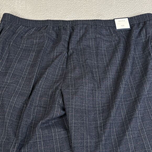Charter Club Pant Women 28W Plaid Slim Slimming Stretch Cuffed Plus Size 50x28 - Picture 11 of 16